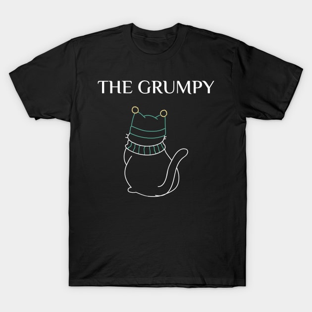 funny matching family t-shirt, the grumpy T-Shirt by the christmas shop
